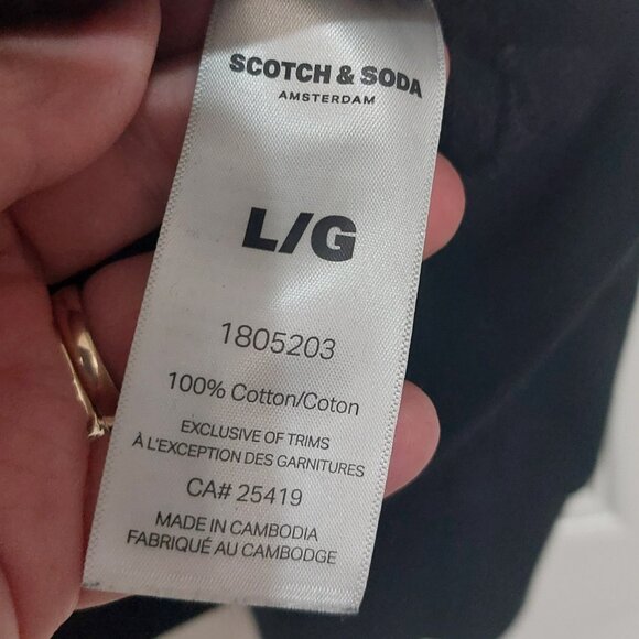 Scotch & Soda Amsterdam Black New York Sweatshirt - Picture 5 of 8